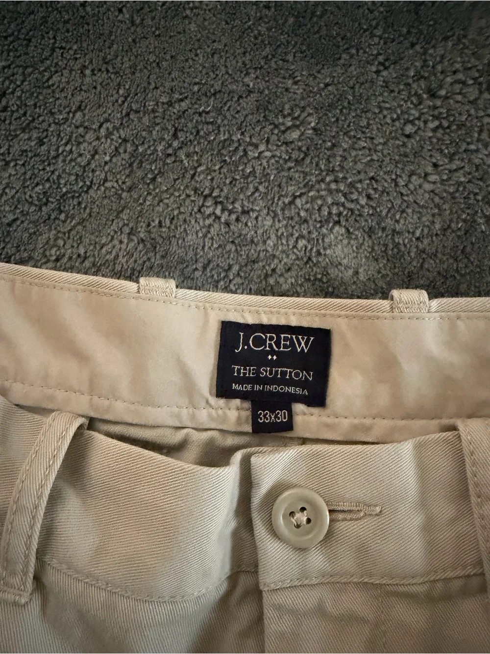 J. Crew Men's Light Beige Chino Pants